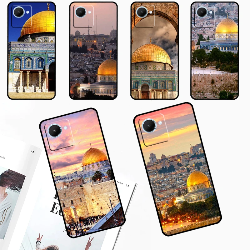 Jerusalem Building For Realme C55 C53 C35 C33 C30 C25s C21Y C11 C15 GT Neo5 GT3 GT5 9 10 11 12 Pro Plus Case