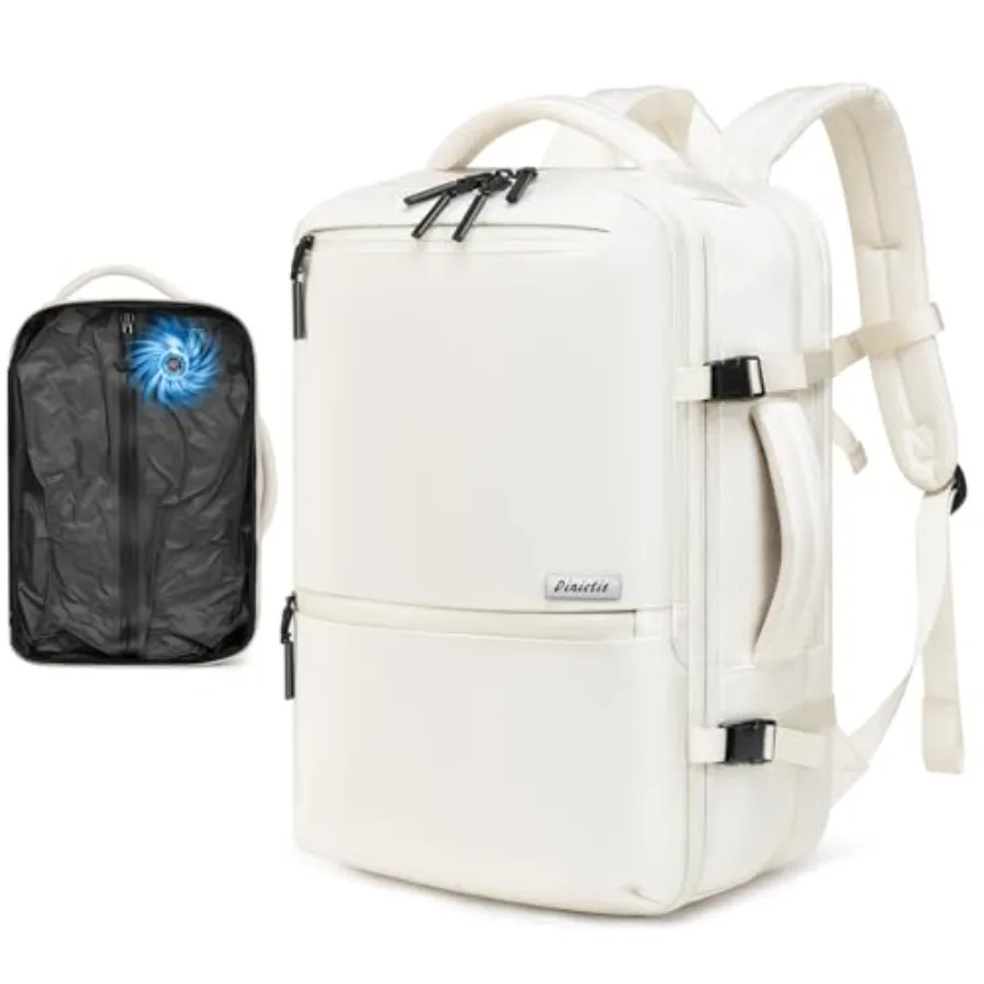 

Vacuum Seal Travel Backpack 60L Built-in Pump Expandable Backpack with Vacuum Compression Fits 17 inch Laptop Water Resistant C