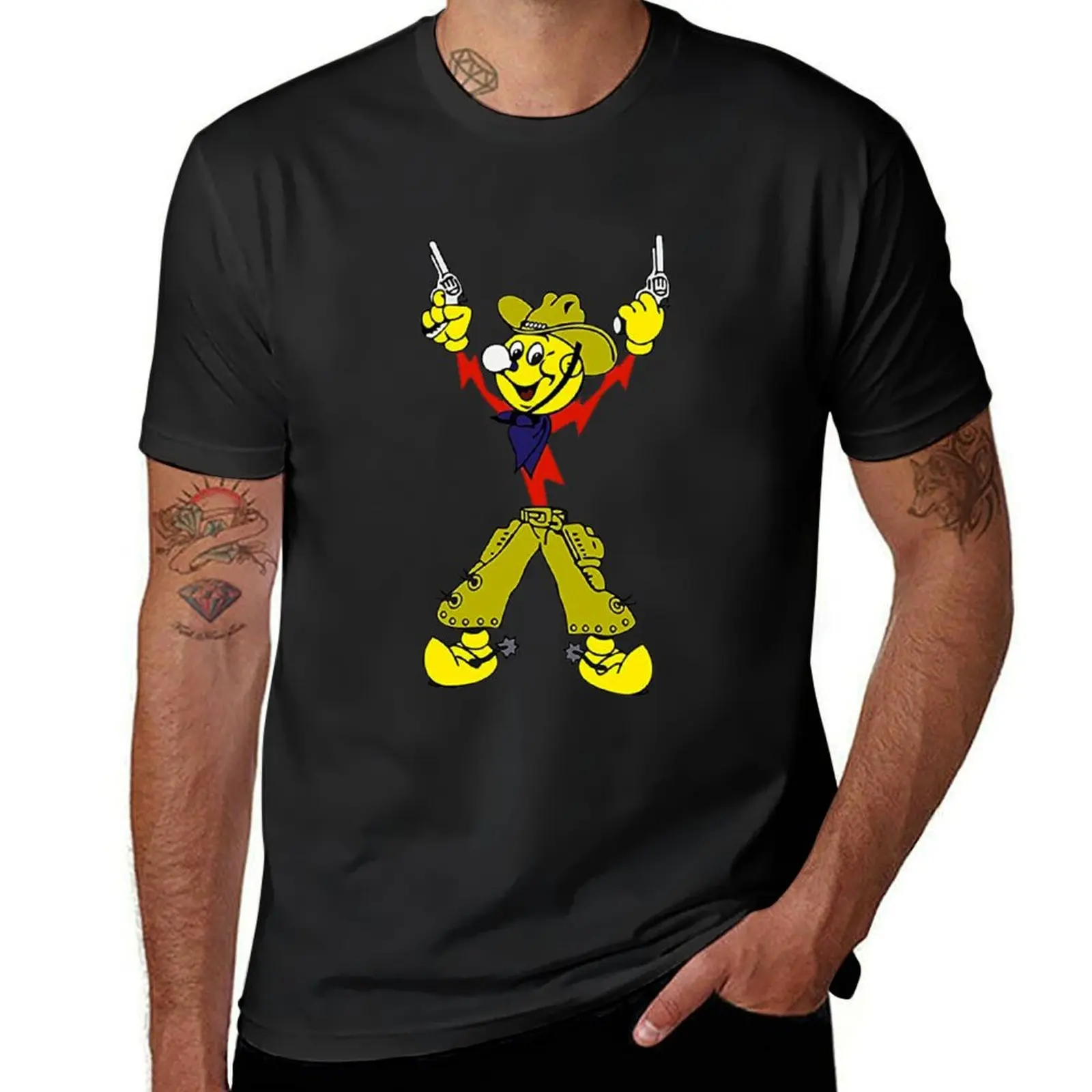 Reddy Kilowatt cowboy T-Shirt animal prinfor boys kawaii clothes customs design your own mens t shirts casual stylish