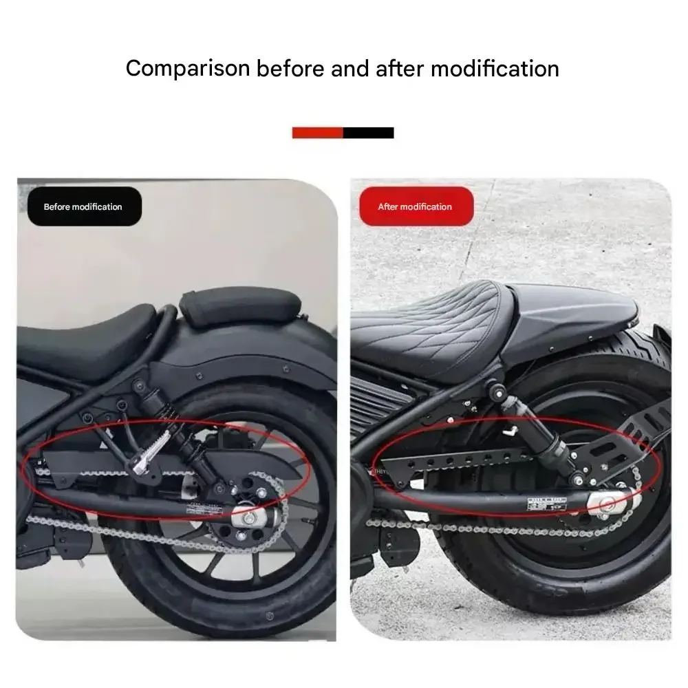 For HONDA Rebel CM300 CM500 stainless steel chain cover oil cover tooth plate chain protection cover for honda rebel cm 300 500