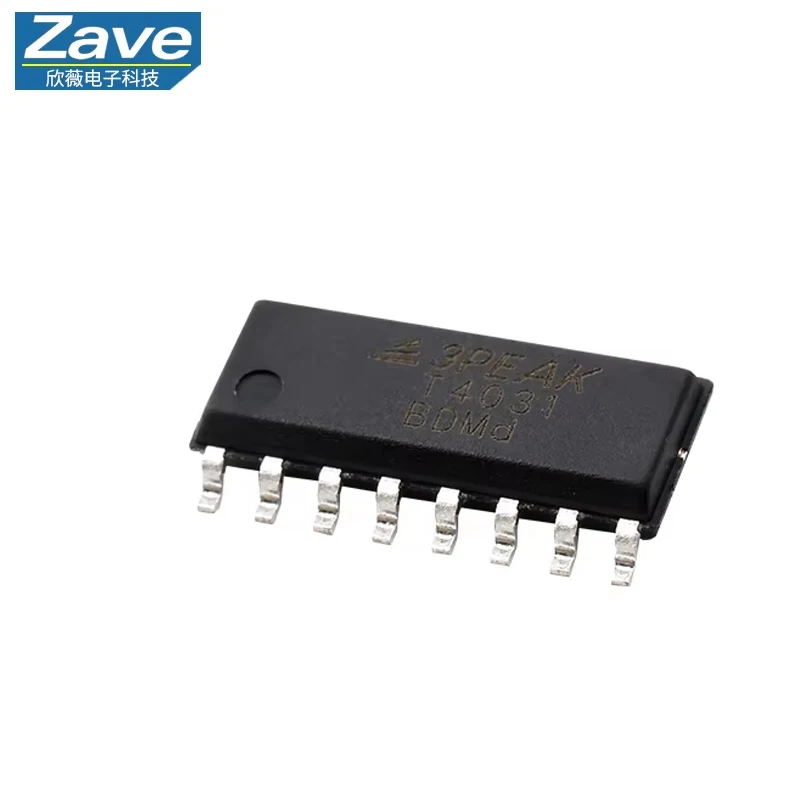 Original 3PEAK TPT4031-SO3R (Marking: T4031) High-Speed Quad Differential RS-485/RS-422 Driver IC, SOP-16 Package