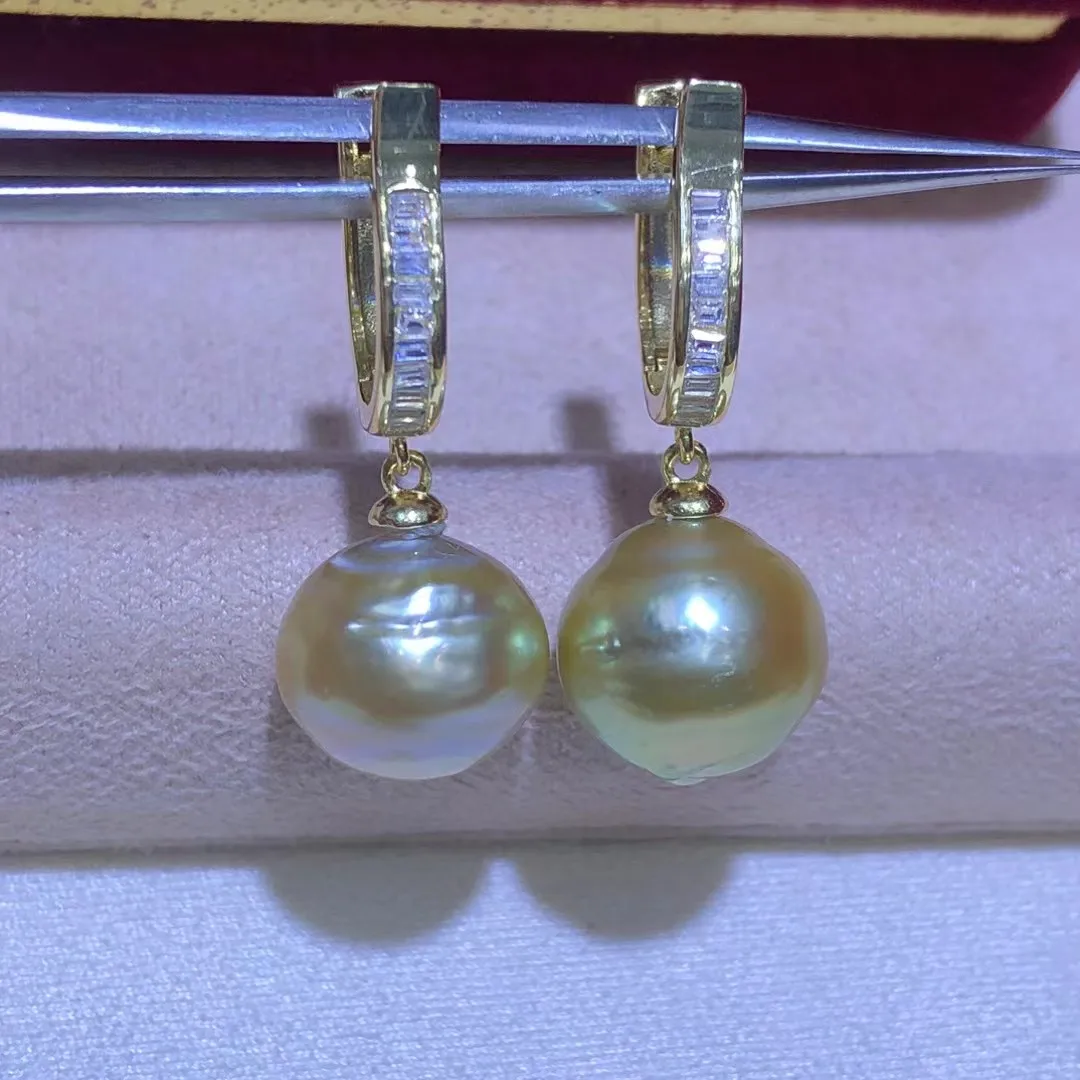 

Wholesale S925 Sterling Silver Earrings Mount Findings Settings Base Mounting Parts Accessory for 12-15mm Pearls 5 pairs/lot