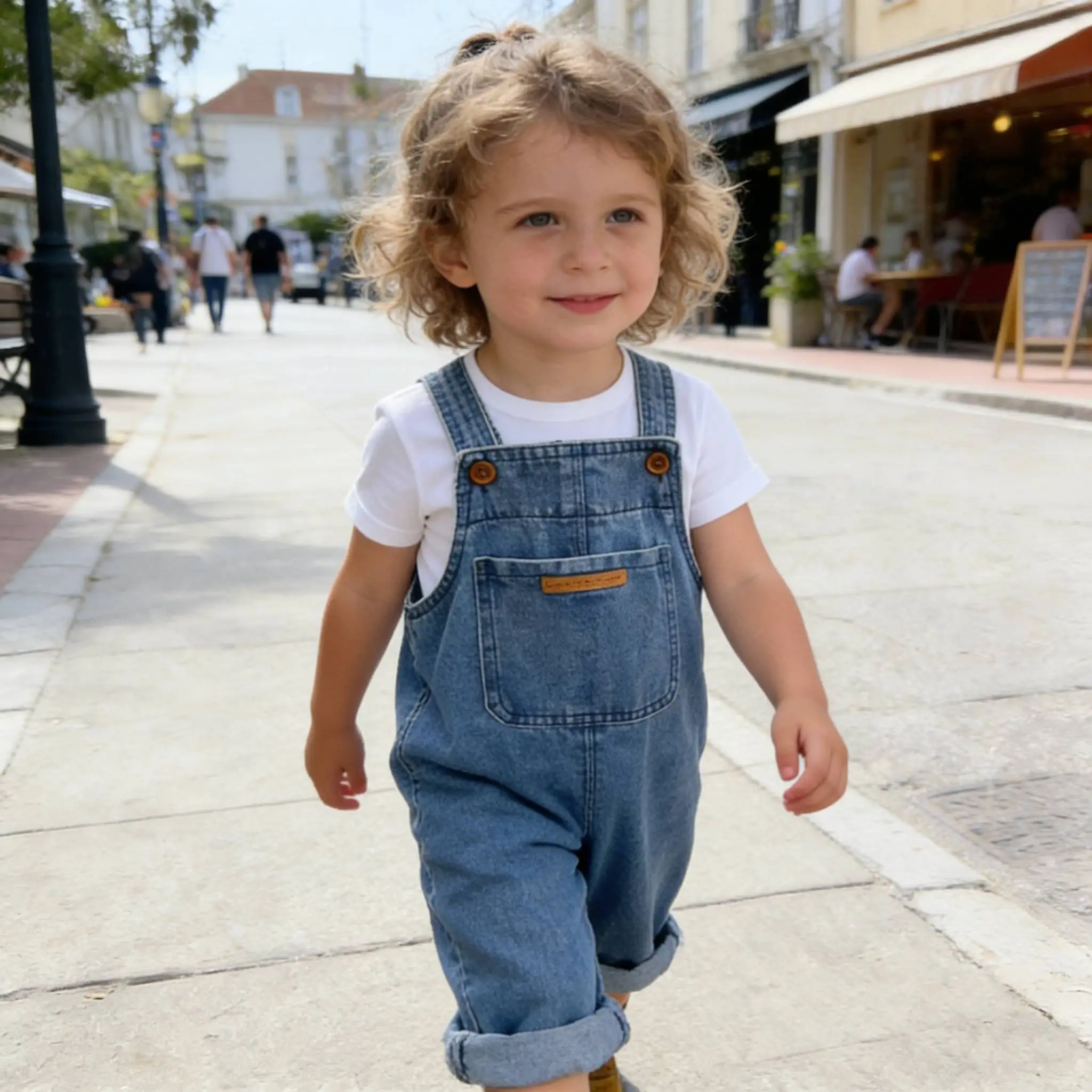Children Denim Overalls boys Girls cowboy Pants Boys jumpsuit 2026 New Fashion Baby Trousers Spring Summer Jeans Girls Pants