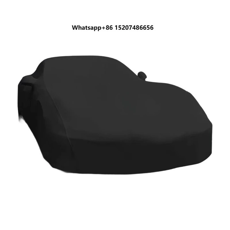 All-Weather Waterproof Outdoor Car Cover 90% UV IR Protection 4 Mil Thickness Elastic Fit for All Vehicles Stretch Velvet