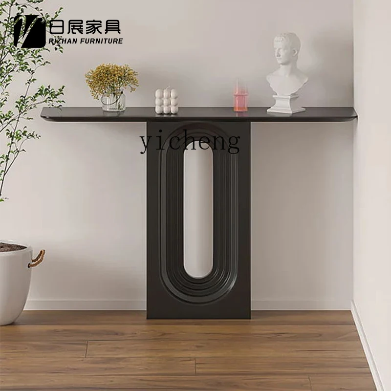 Zk Console Tables Modern Simple Small Apartment Multi-Layer Solid Wood Boards Console Tables Decorative Side View Pcs