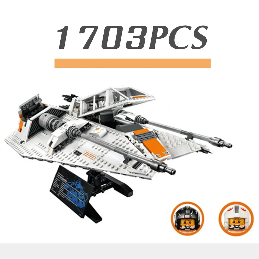 IN STOCK 1703Pcs Building Blocks Compatible 75144 Reproduce Snow Battle Fighter Bricks Toys Kid Christmas Gift