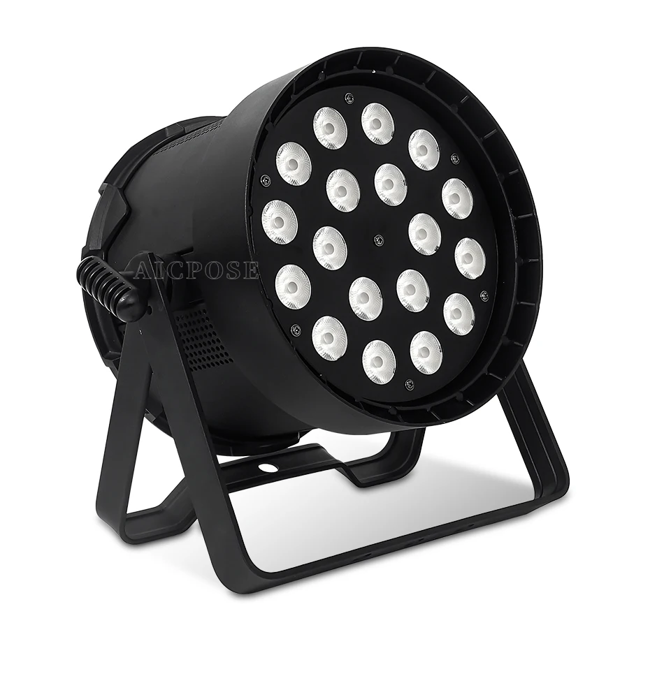 18x20W RGBW 4 in 1 LED Par Licht Einzelnes 20W Hochleistungs-Aluminium-Bühnenlicht DMX-gesteuertes Club Hotel DJ Disco-Licht – Detail 10