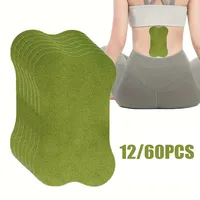12/60PCS Paste Lumbar Vertebra Patch 1 Pack Fitness Moxa Stick Moxibustion Running & Yoga Self-heating Paste Fitness Protection