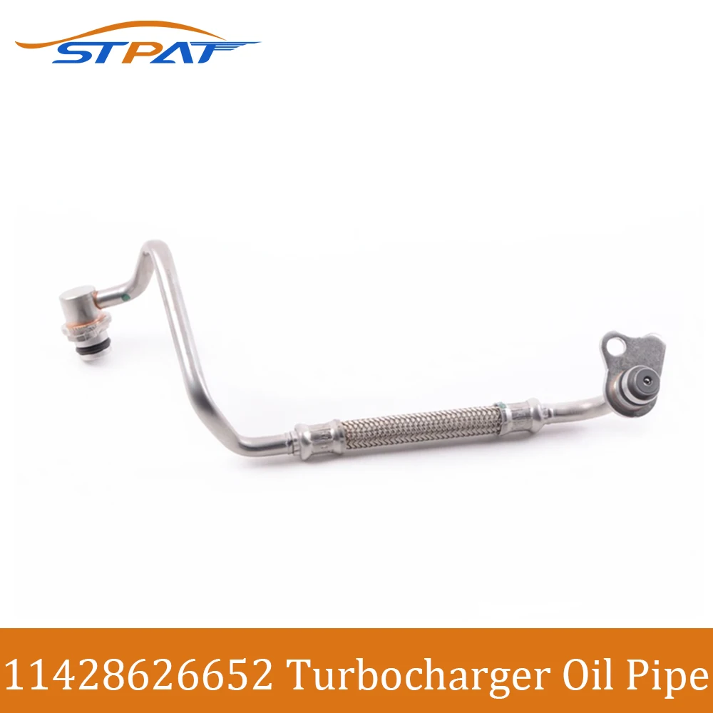 STPAT 11428626652 11428678840 EngineTurbocharger Oil Pipe For BMW 3 4 5 Series E84 F10 F22 F30 N20 Car Accessories