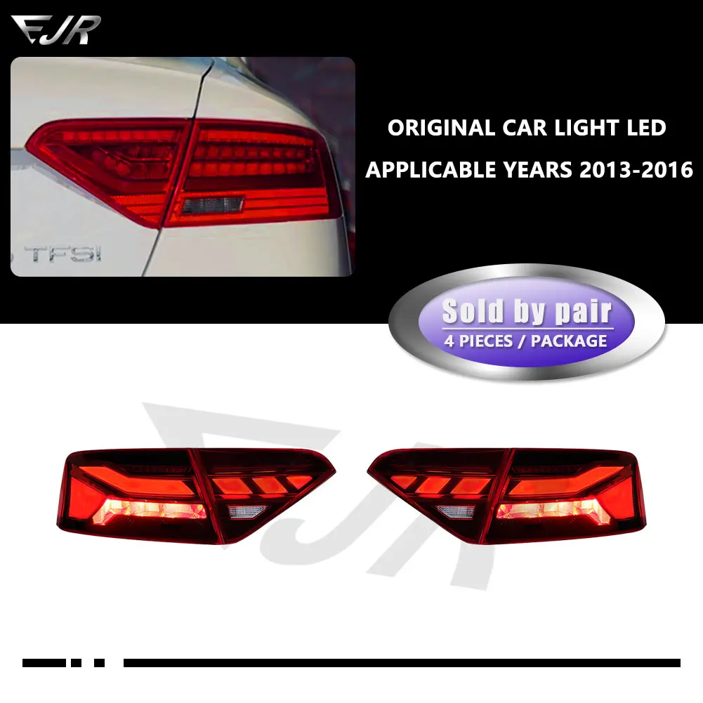 Voor Audi A5 Achterlicht Assemblage 2008-2016 Oud Tot Nieuwe S5 Dynamische Drl Led Stromend Draaisignaal Achterlicht Autolamp Onderdelen