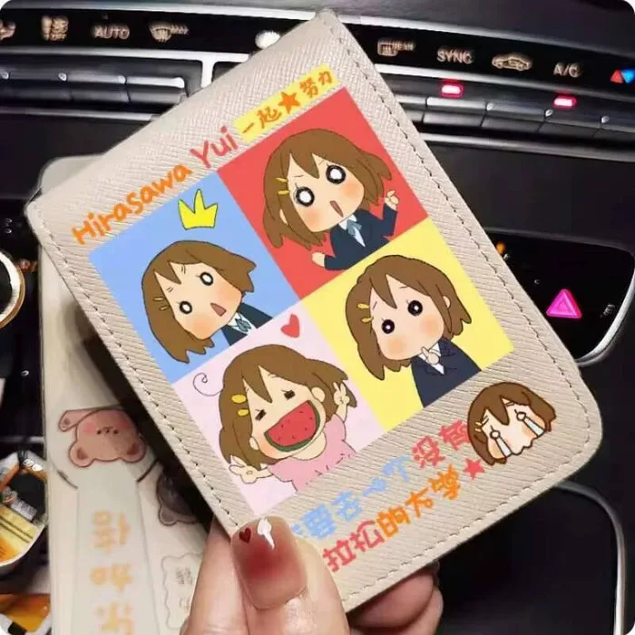 

Anime K-ON Hirasawa Yui Fashion Wallet PU Purse Card Cash Holder Bag Cosplay Gift B715 Anime