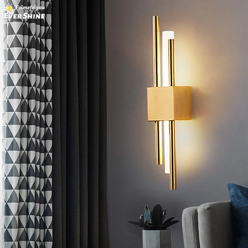 Lámpara de pared LED moderna, iluminación interior, apliques de pared para baño, accesorio de iluminación para sala de estar, pasillo, decoración de dormitorio, luces de pared