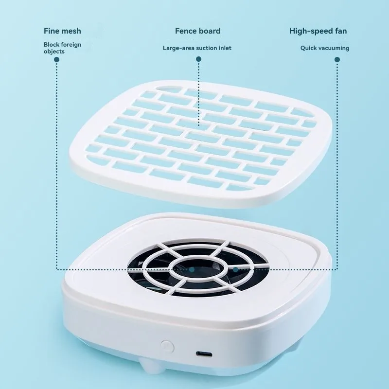 

ABMK For Nail Dust Collector Vacuum Fan With Reusable Filter For Nail Polishing Manicure Power