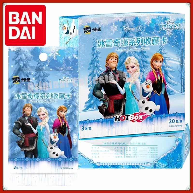 

Original Bandai Cards Kakawow Trading Cards Official Brand New Frozen Series Collection Card 2023 HOTBOX Child Gift