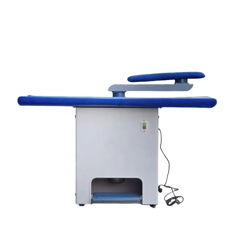 Complete set steam ironing table with boiler for laundry industry commercial using electricity heating ironing table