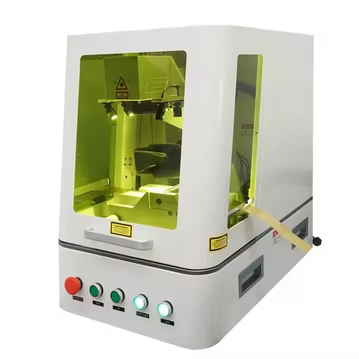 50W 60W 80W 100W Portable Jewelry Gold Silver Brass Metal Plated Rings Jewellery Deep Fiber Laser Engraving Cutting Machine