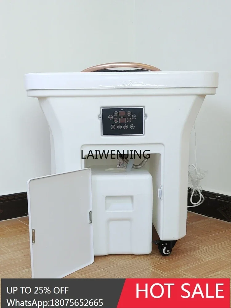 MJY shampoo free of connection, mobile shampoo basin with waste water tank, circulating fumigation