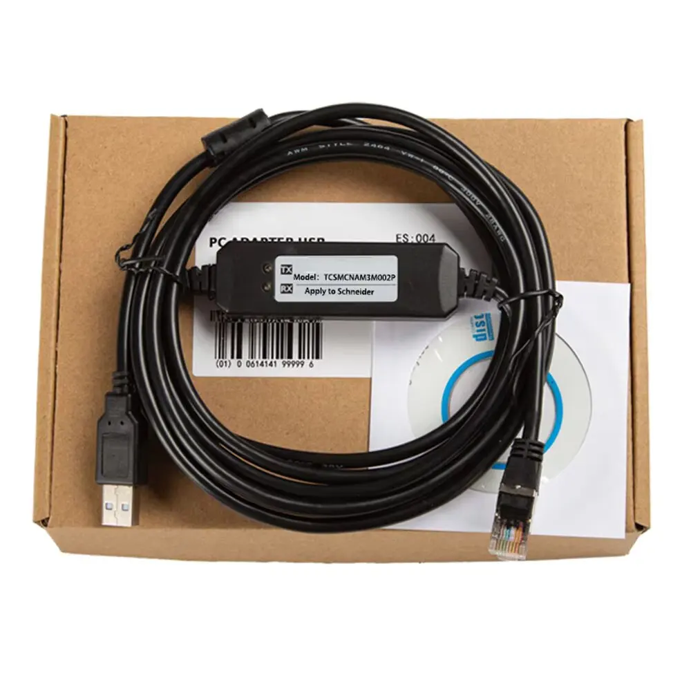 TCSMCNAM3M002P for Schenider Electrical ATV VFD LXM ATV12 ATV312 ATV32 ATV61 ATV71 Series Servo Debuggle Cable Download Line