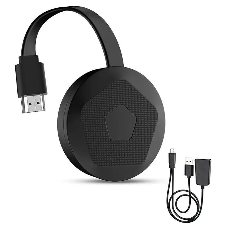 [B24B!】 Wireless Display Adapter 4K 2.4+ 5Ghz Dual-Band Wifi Dongle For Video& Audio Streaming To Laptop, Tablet, TV, Projector