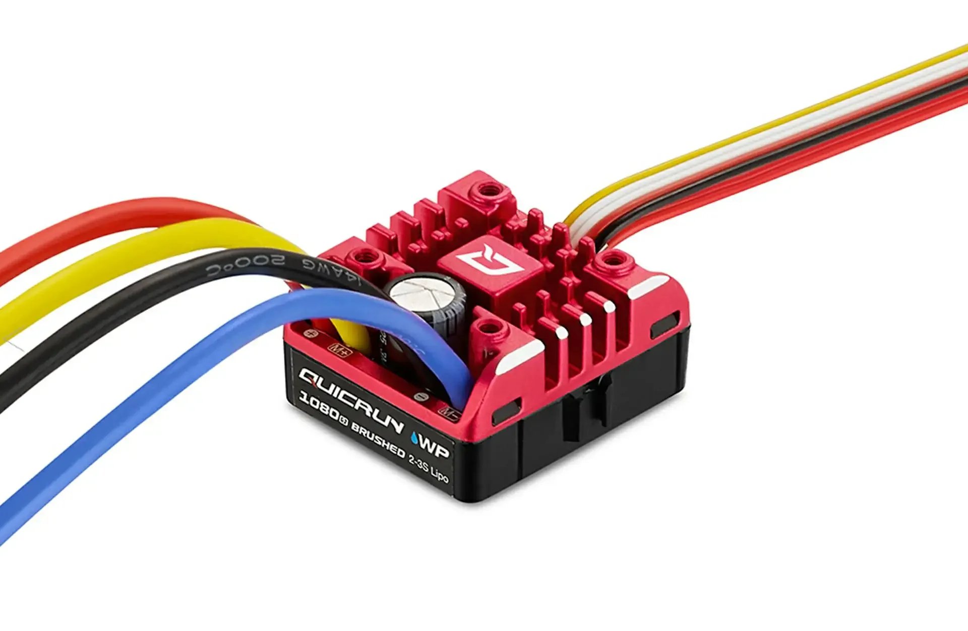 

New HobbyWing WP 1080 G2 waterproof Brushed ESC 80A applicable to 1:10 1:8 RC crawler Climbing Car