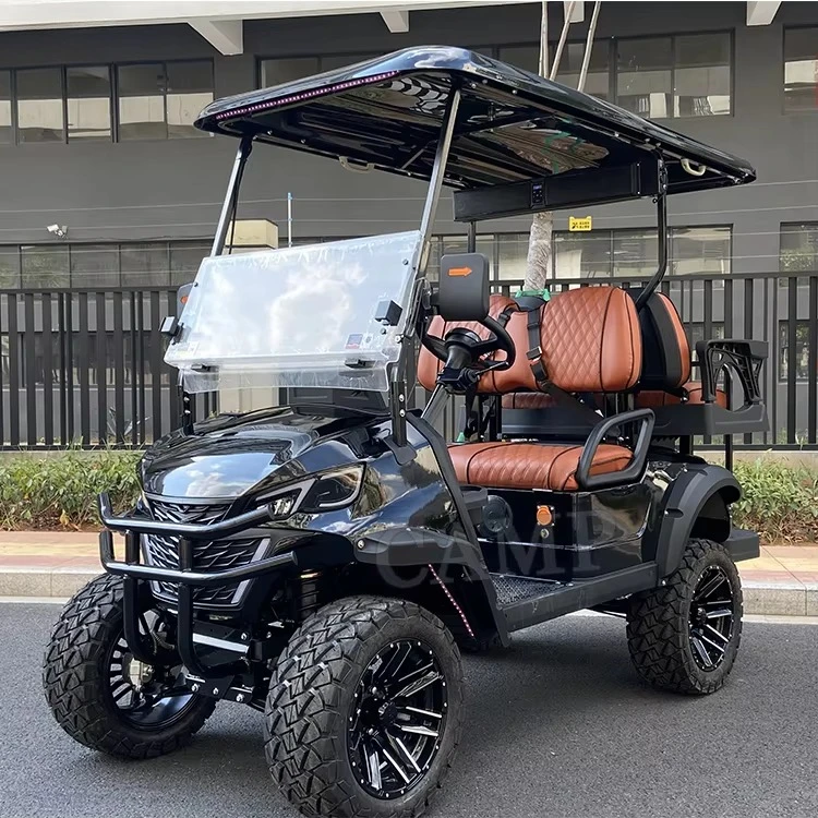 Gas-oline Gas Powered Golf Cart 4 Seater Off Road Hunting Utility Club Buggy Car For Adults