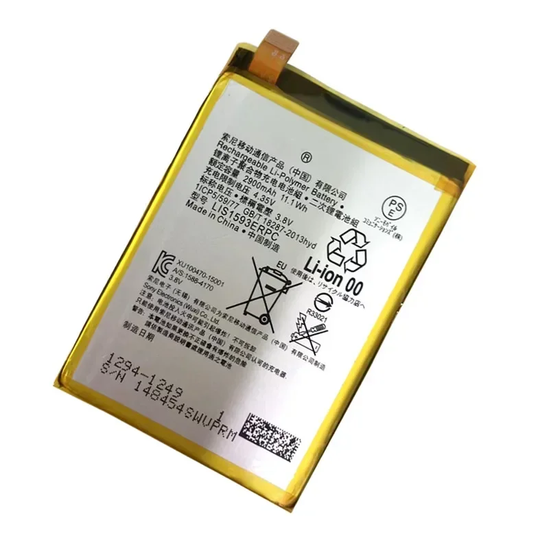 100% Original LIS1593ERPC For SONY Xperia Z5 E6883 E6633 E6653 E6683 E6603 Phone High Quality Battery 2900mAh Batteries +Tools