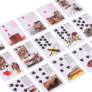 Tarot Briefe aus dem Vermögen der Hexe, Orakel, Erraten, Spaß, Klassiker, Ziel, Brettspiel 9 Hauptverkäufe Tarot Zigeunerdeck - №9