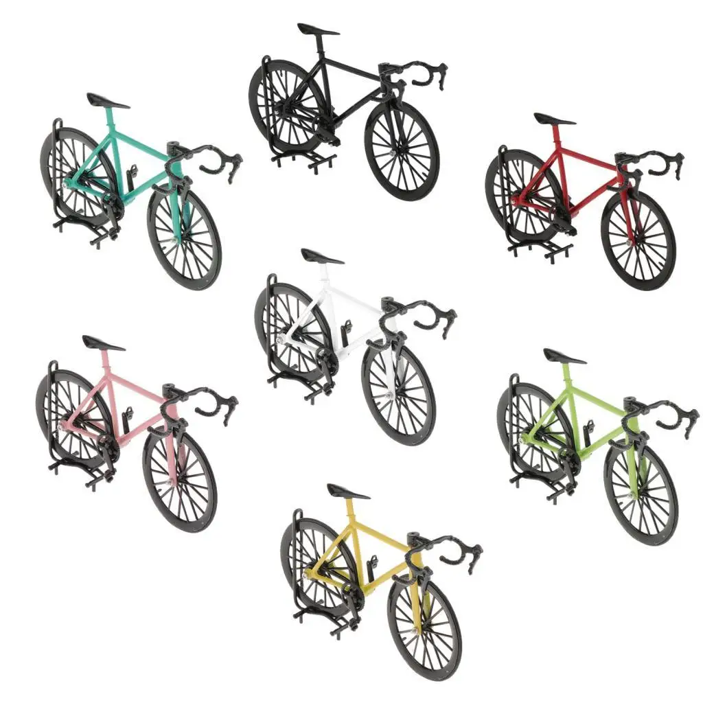 

Alloy Diecast Finger Bike, 1:1 Model Cycling Toy Desk Craft Collection Decoration, Great Gift for Children