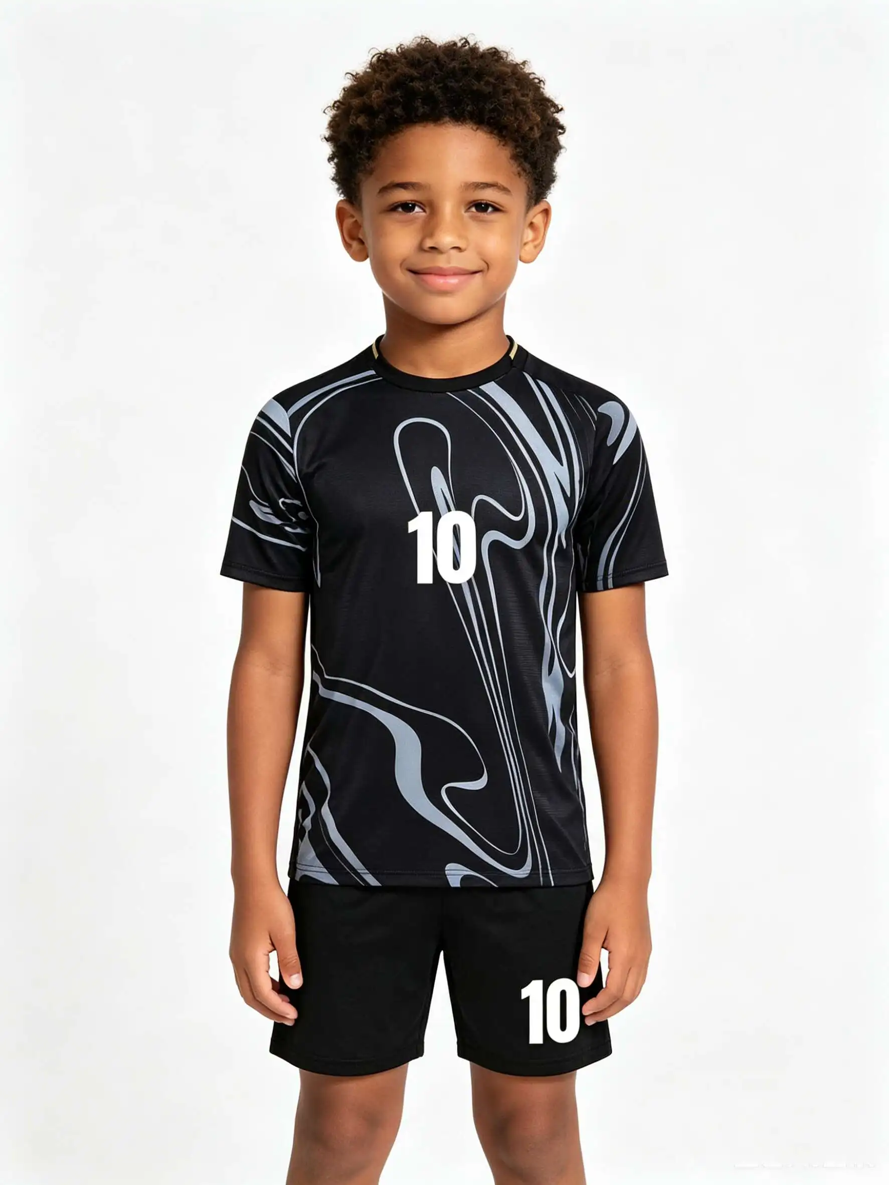 26/27 Unisex Blank Soccer Jersey Set, Kids & Adults Training Uniforms for School Sports, Running & Team Events7115