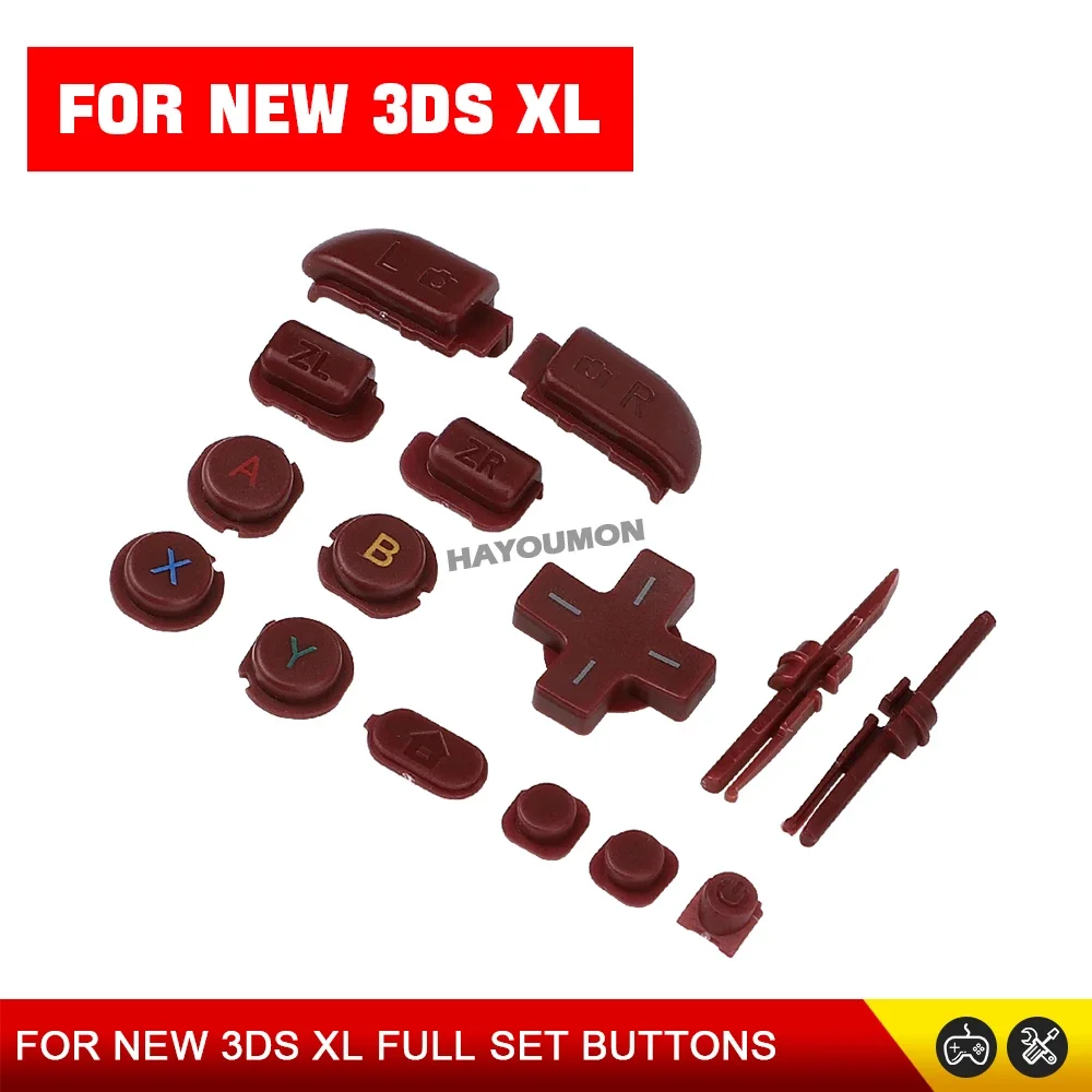 5 Farben ABXY Komplettset für NEW 3DS LL Kreuztasten Richtungspfeiltasten D-Pad Ein/Aus-Tasten für NEW 3DS XL Spielkonsole – Detail 15