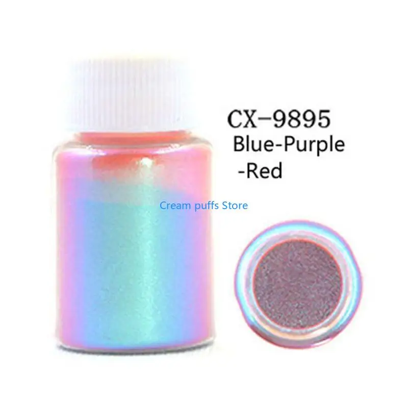 50LE 8 Colors Mica Resin Pigment Rainbow Pearl Powder Epoxy Mold Glitter Colorant