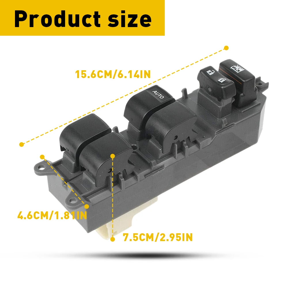 1x15Pin السيارات السلطة ماستر التحكم رافع الطاقة نافذة التبديل لتويوتا كامري كورولا 2007-2014 RAV4 تاكوما تندرا هايلاندر #2
