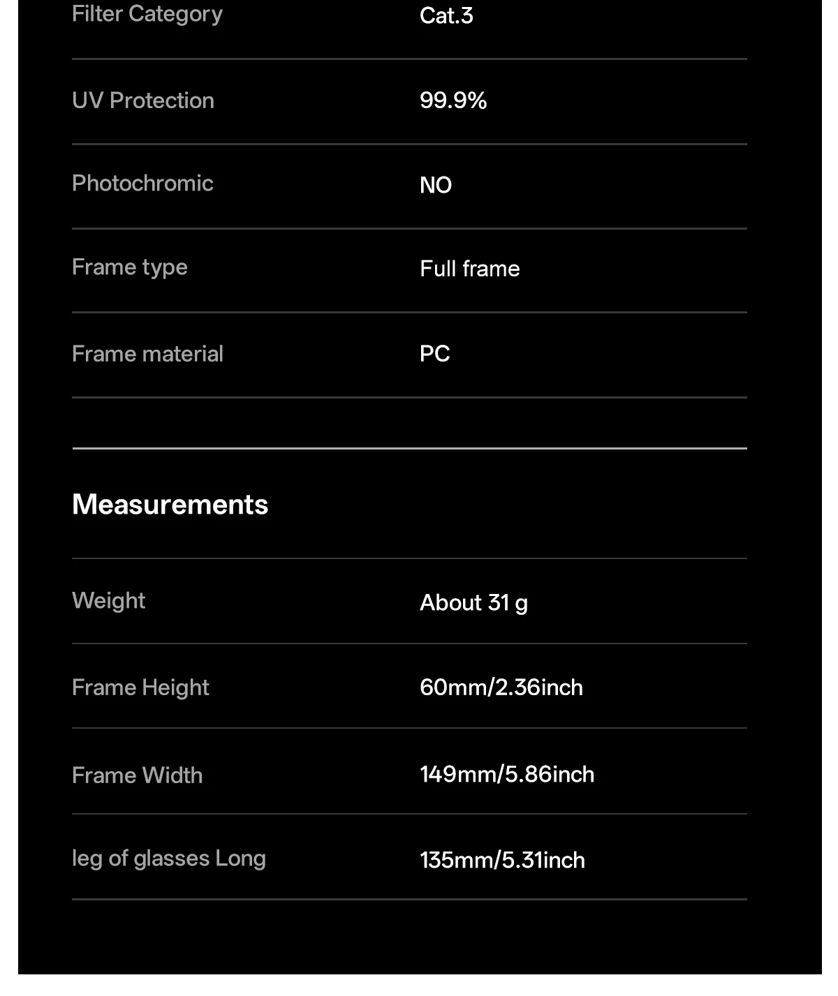SCVCN Modische Sonnenbrille für Herren, Fahrradbrille, UV400, Damen-Fahrbrille, MTB, Fahrrad, Sportbrille, Laufsonnenbrille, Damen – Detail 5