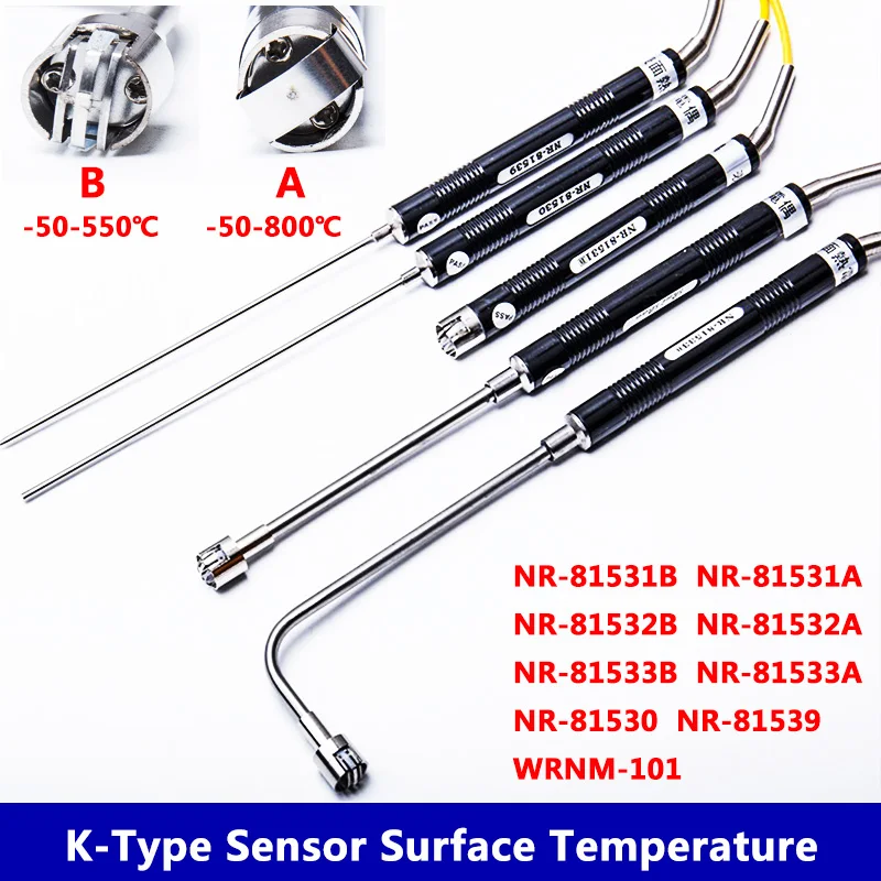 K-Type Sensor Surface Temperature Probe High Temperature Thermoco NR-81530 NR-81539 NR-81531 NR-81532 NR-81533 NR-81535B  Sensor