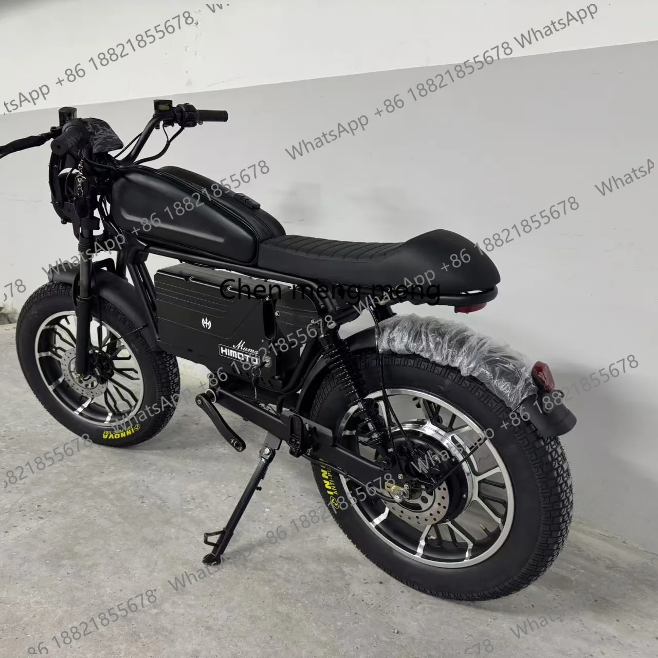 20 Inch E Bike Tire New Standard E-Bike |  Range & High Speed 80-200KM No License Require Black Warrior Electr