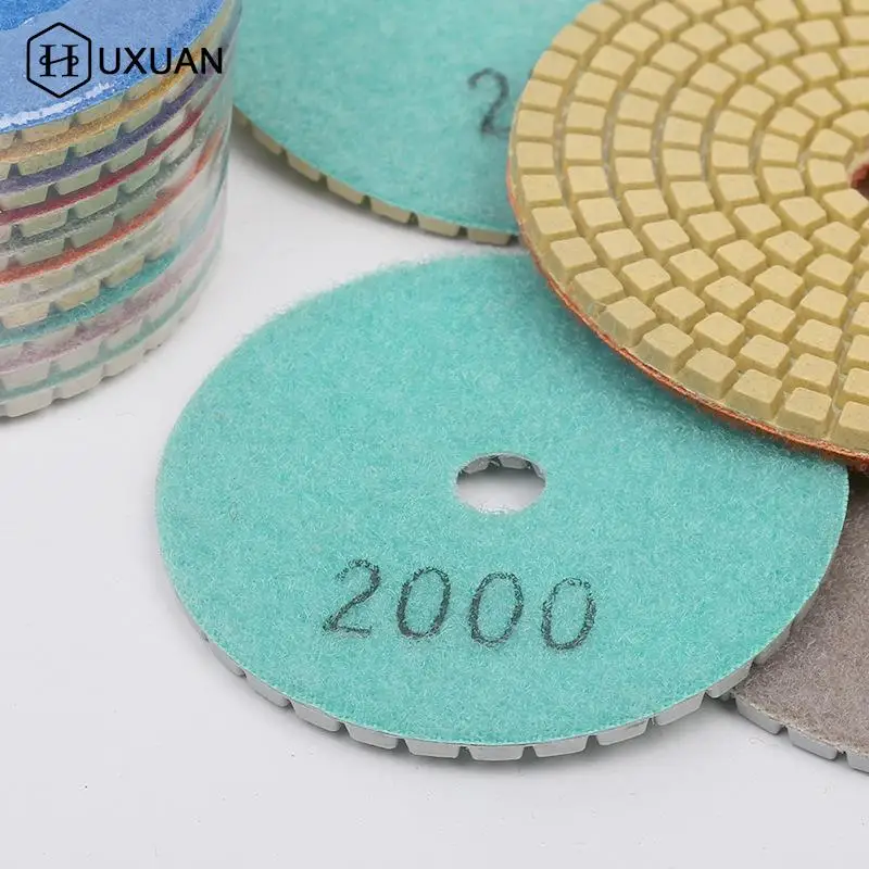 80mm 100mm Diamond Polishing Pad 3\