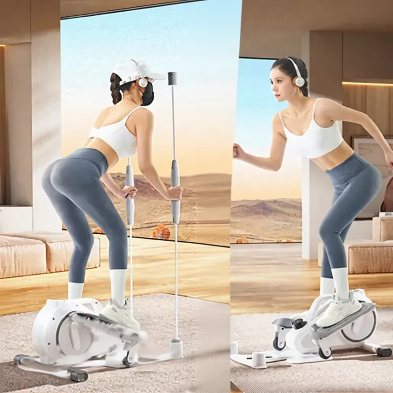 Silent Elliptical Stepper Machine Home Gym Fitness Equipment Aerobic Exercise Trainer Quiet Cardio Workout Device For Indoor