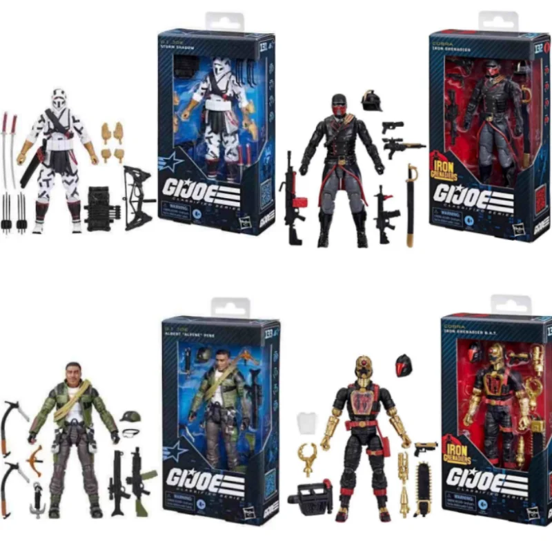JE Série Classificada Joe: # 131, Storm Shadow 6 polegadas (15 cm) Figura de ação modelo colecionável brinquedos ornamento de mesa brinquedo presente