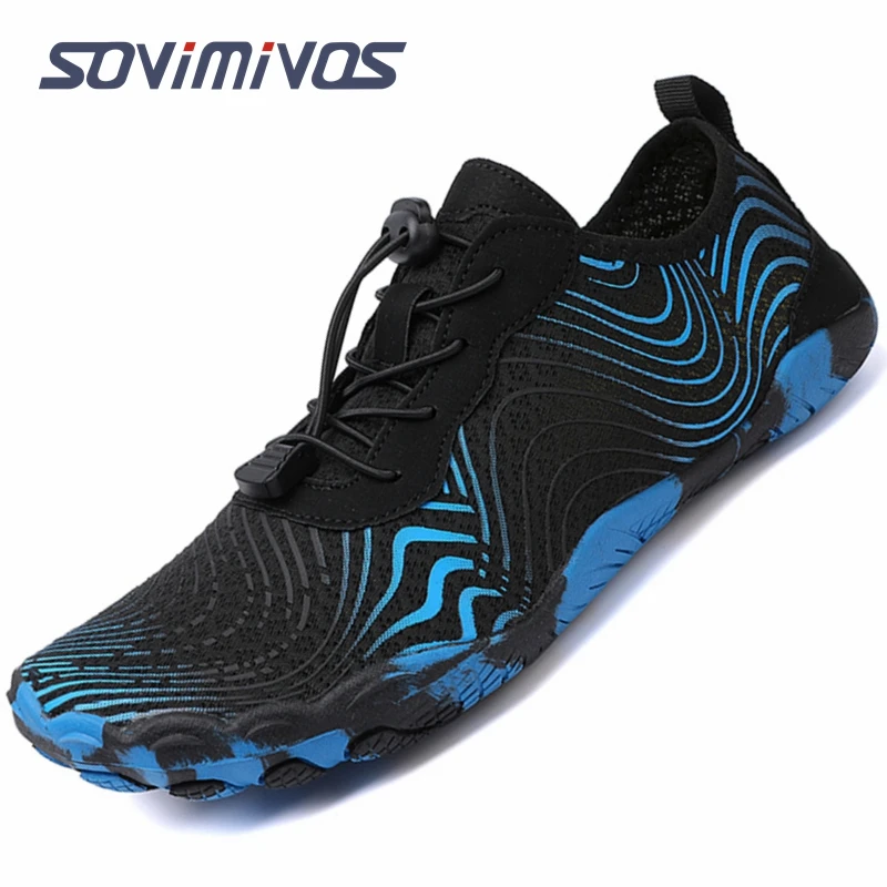 

Men's Quick-Dry Breathable Aqua Shoes Men Women Couples Outdoor Beach Five Finger Swimming Hiking Wading Upstream Sneakers