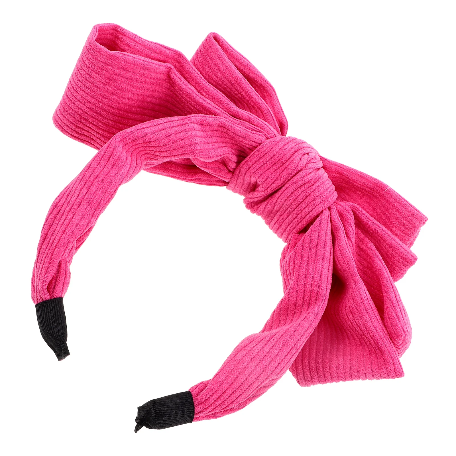 

Pink Extra Large Bow Hairband Headgear Soft Plastic Ladybug Big Bowknot Costume Headband Women Hairstyles Durable