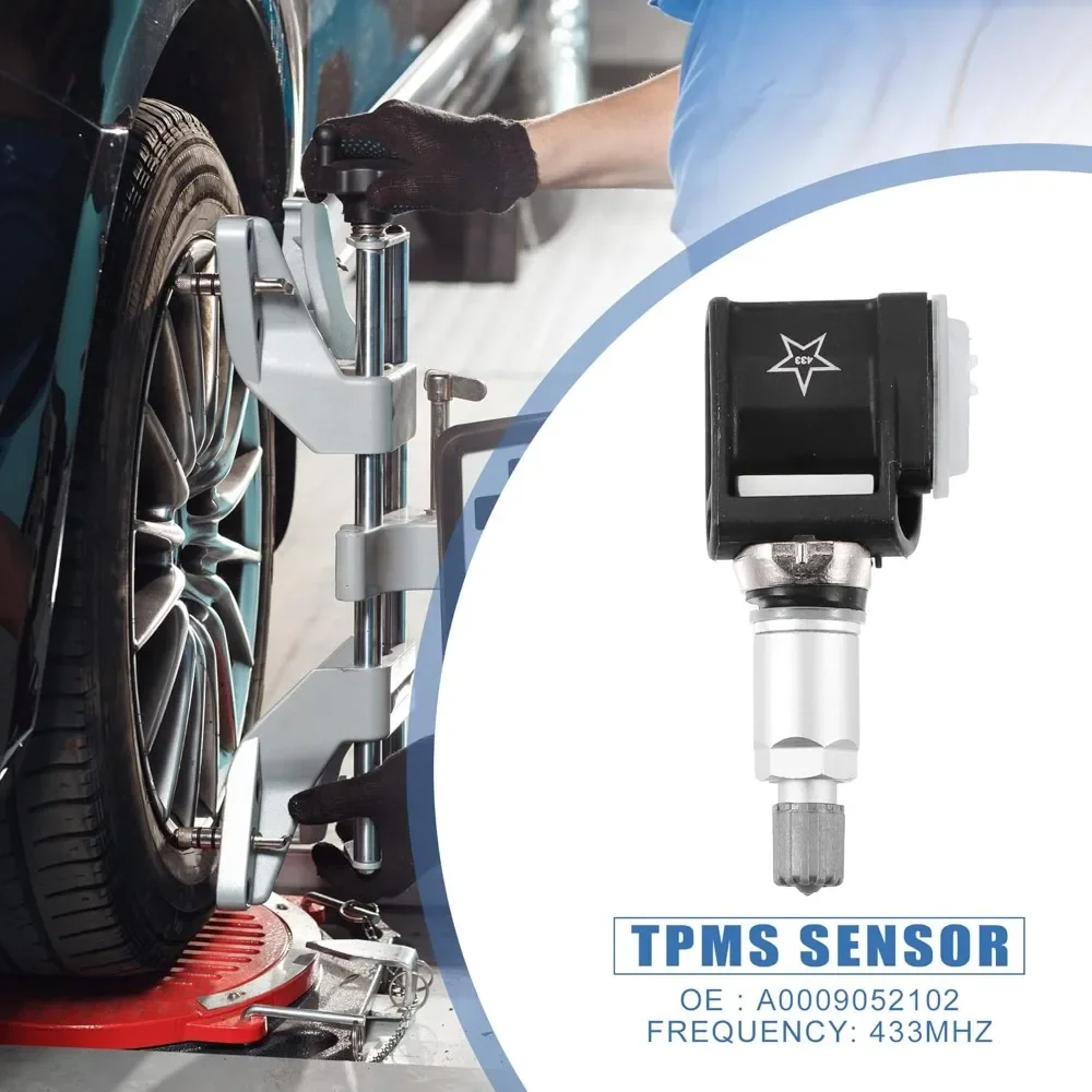A0009052102 Tire Pressure Monitor Sensor for Mercedes-Benz E300d W213 E300 E200 E350 E-Class C238 A238 W463 G-Class TPMS 433MHZ