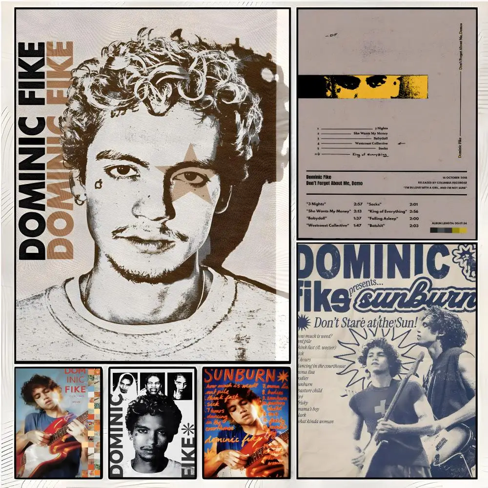 Singer Pop Dominic Fike Poster Superior Home Space  Indoor Decorative Art & Home Decor