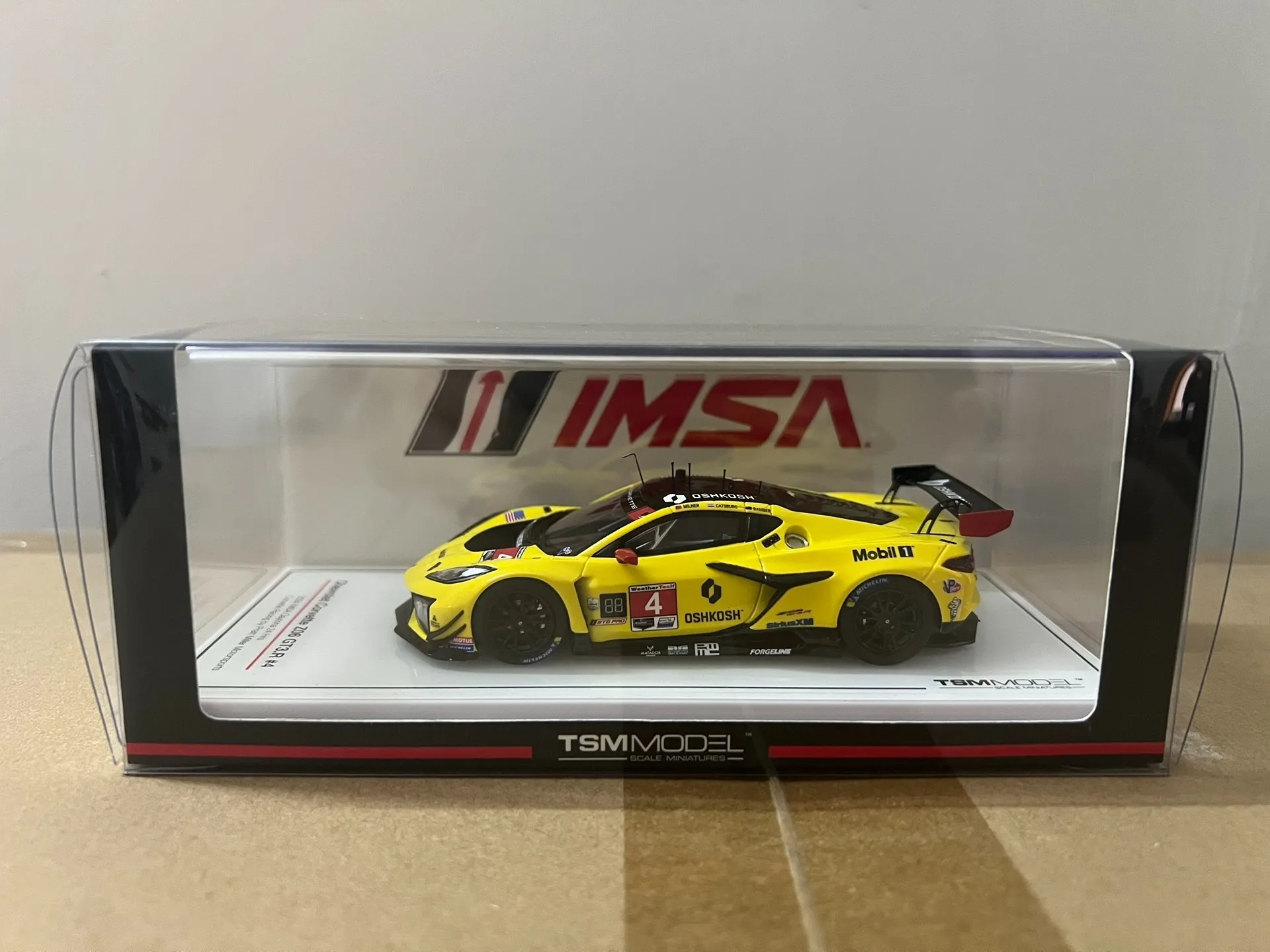 

Литой под давлением TSM масштаб 1:43 Chevrolet Corvette Z06 GT3.R # 4 2024, модель автомобиля из смолы, Коллекционная игрушка, подарок, сувенир, витрина, орнамент