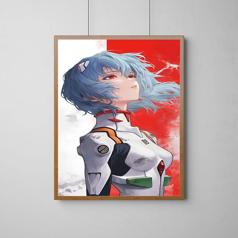 Anime E-Evangelion Poster Canvas Wall Art Mural Room Decor For Home Decorations Decorative Picture Bedroom Decoration Vintage