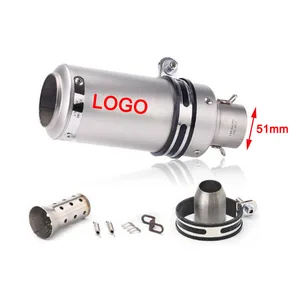 Universal Motorcycle Escape Escape Stille, Silence Steel, DB Killer, Z800, 900, Z1000, CBR600, S1000RR, MT07, MT09, 51 mm, 60 mm, 60 mm 8 Hauptverkaufstipp Escape Escape MT 07 - №2