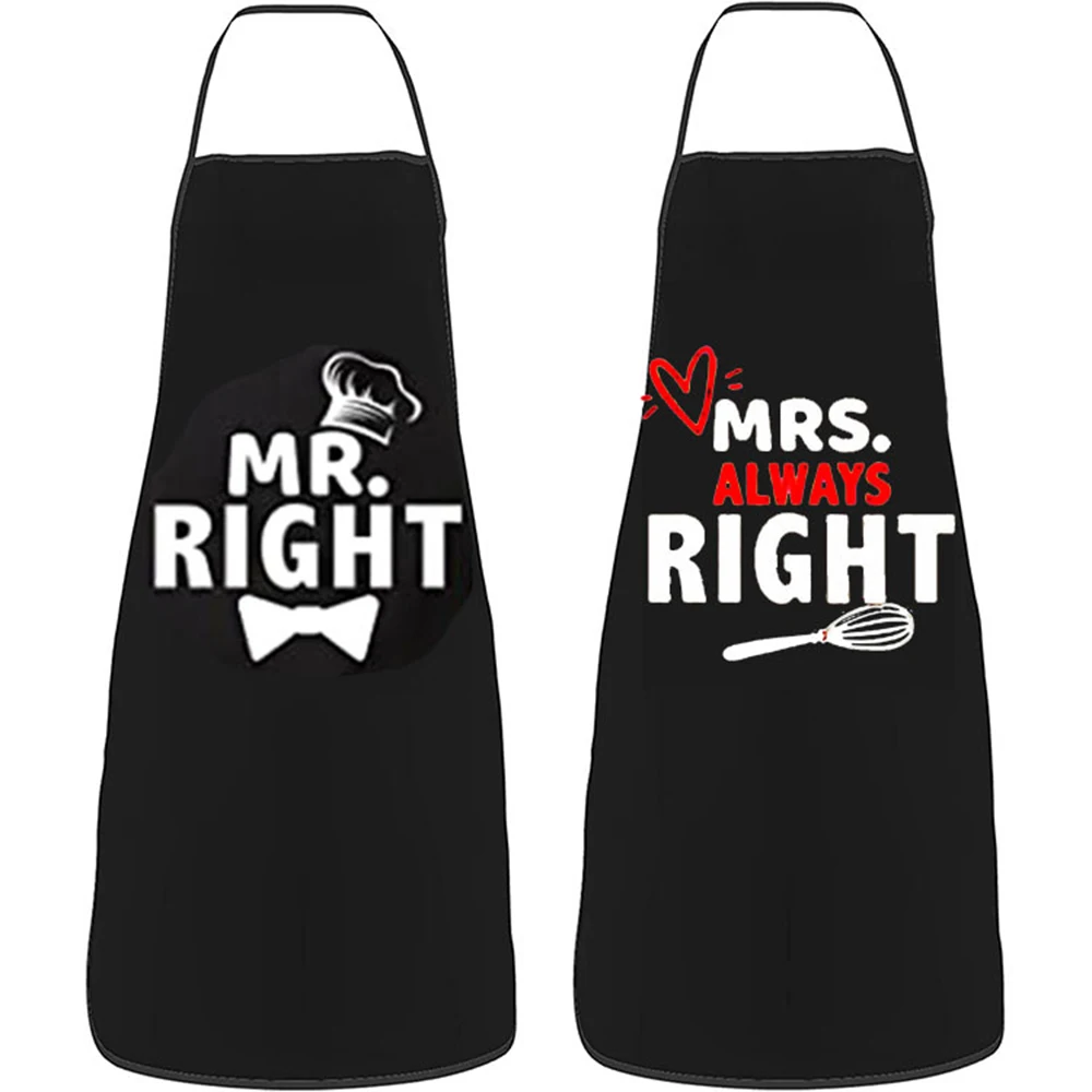 Couples Kitchen Cooking Apron Waterproof And Oil Resistant Household Apron