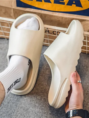 Hot Coconut Slippers Cloud Thick-soled Sandals Summer Fashion Soft Bottom Beach Men Slippers Women's Sandals EVA Slides