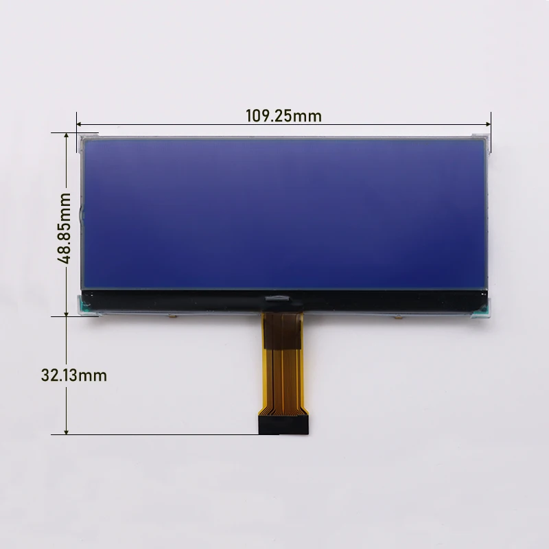 Módulo 19264COG pantalla LCD ST7525 chip controlador película azul enchufable FPC 3,3 V SPI puerto serie/paralelo