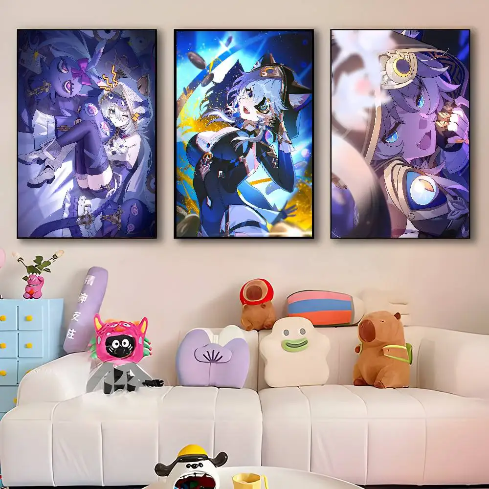 Hot Game Honkai Star Rail Anime Cipher Posters HD Print Vintage Wall Art Decor for Home Study Room