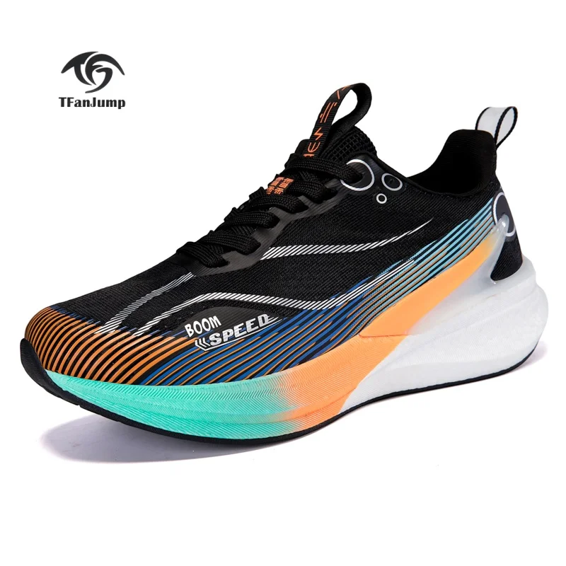 2025 Men's And Women's Professional Carbon Board Marathon Running Shoes Shock Absorption Ultra-light Stable Support Sports Shoes image 2